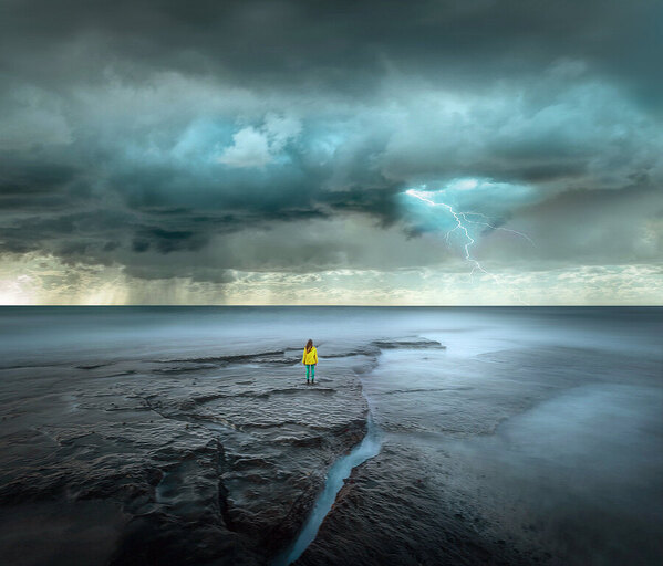 Photograph Golden Brown The Storm on One Eyeland